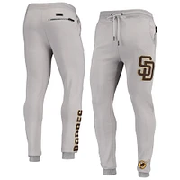 Men's Pro Standard Gray San Diego Padres Logo Jogger Pants