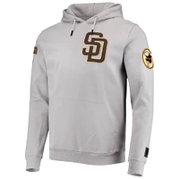 Men's Pro Standard Gray San Diego Padres Team Logo Pullover Hoodie