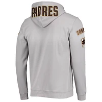 Sweat à capuche Pro Standard gris San Diego Padres Team Logo pour homme