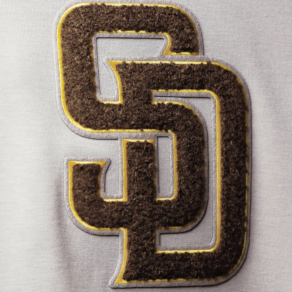 Sweat à capuche Pro Standard gris San Diego Padres Team Logo pour homme