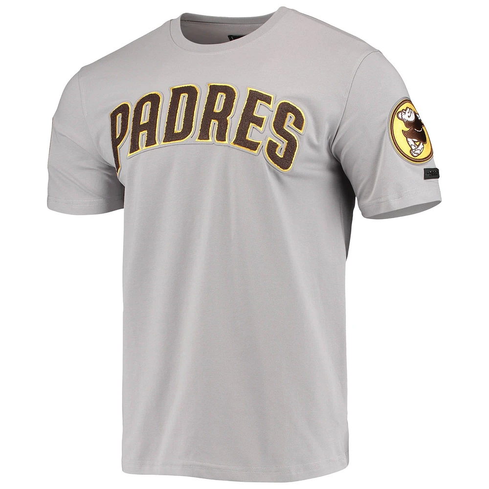 T-shirt Pro Standard gris San Diego Padres Team Logo pour homme