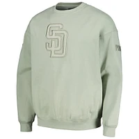 Men's Pro Standard Green San Diego Padres Neutral Drop Shoulder Pullover Sweatshirt