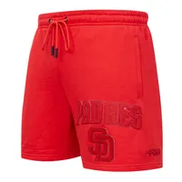 Men's Pro Standard San Diego Padres Triple Red Classic Shorts