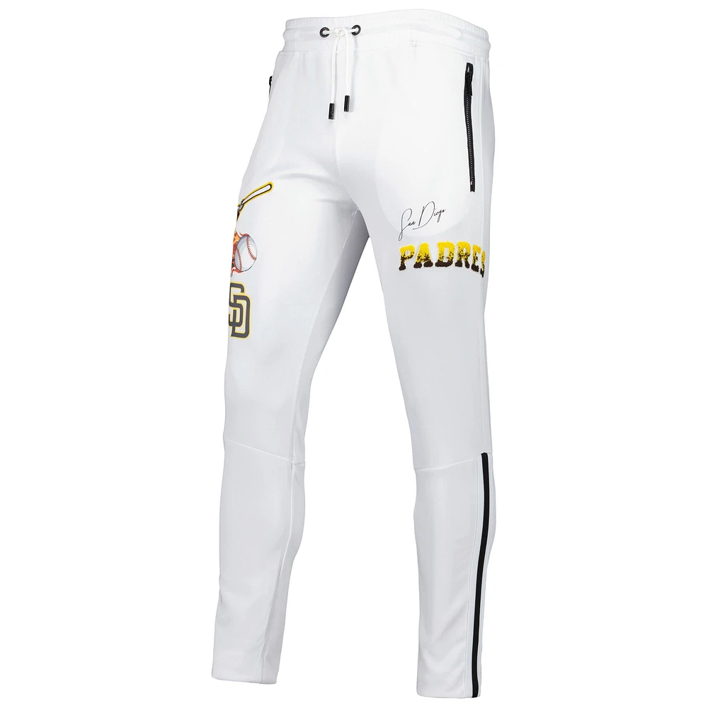 Men's Pro Standard White San Diego Padres Hometown Track Pants