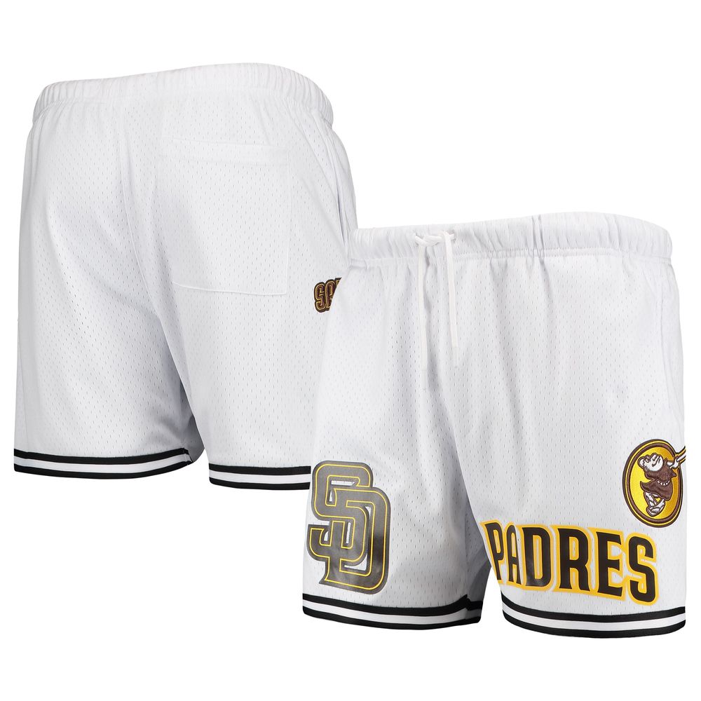 Men's Pro Standard White San Diego Padres Logo Mesh Shorts