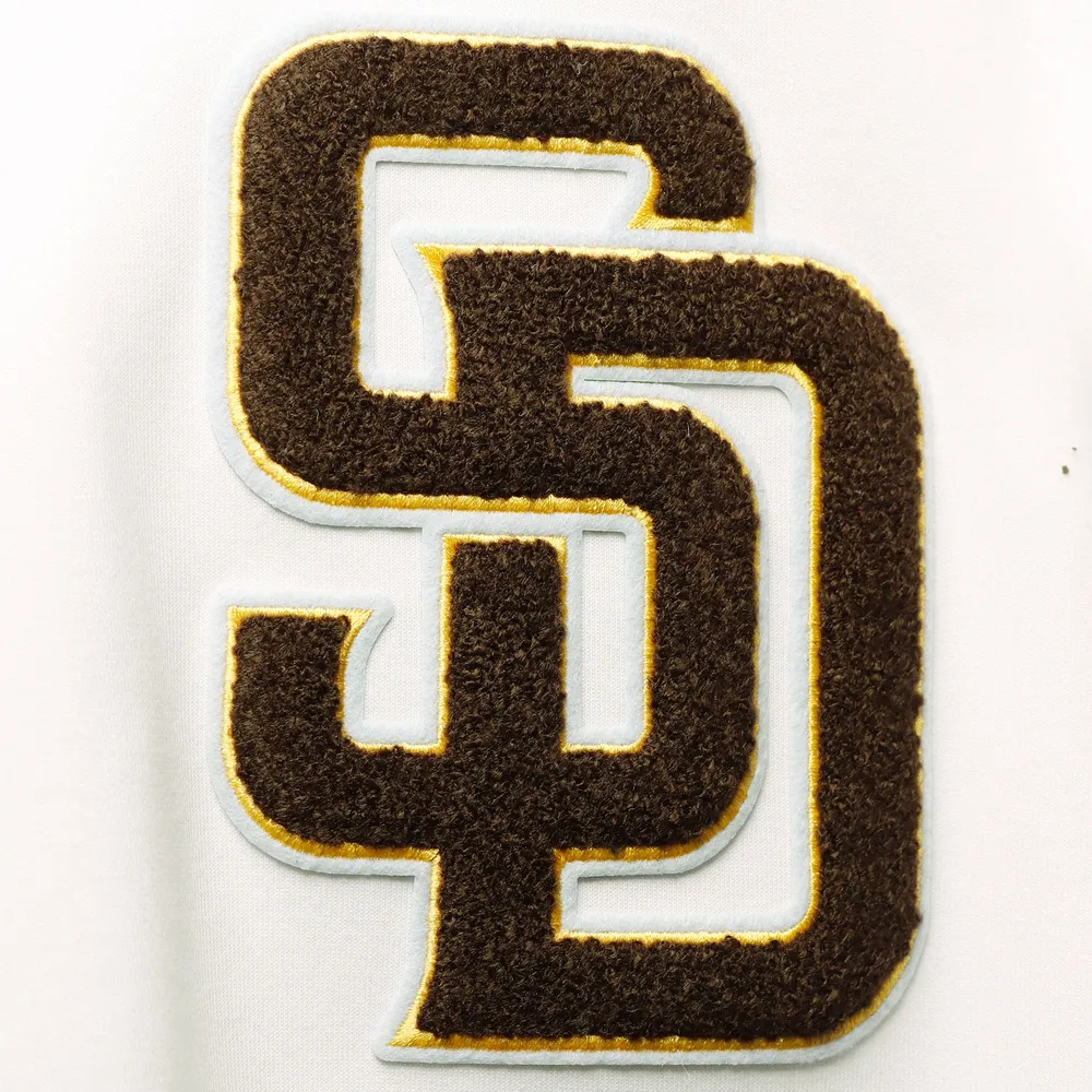 Men's Pro Standard White San Diego Padres Team Logo Jogger Pants