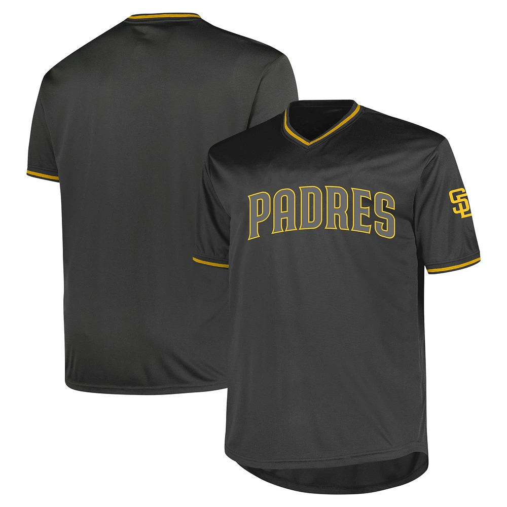 Men's Profile Charcoal San Diego Padres Big & Tall Pop Fashion Jersey