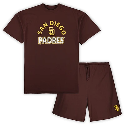 Men's Profile San Diego Padres Big & Tall T-Shirt Shorts Combo Set