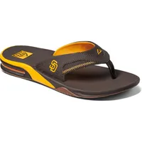 San Diego Padres REEF Fanning Bottle Opener Sandals