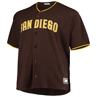 Maillot San Diego Padres Big & Tall Alternate Replica Homme Sable/Marron