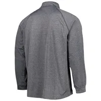 Haut à quart de zip raglan Stitches Heather Grey pour hommes des Padres San Diego