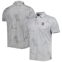 Polo Tommy Bahama gris San Diego Padres Blooms pour homme