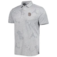 Polo Tommy Bahama gris San Diego Padres Blooms pour homme