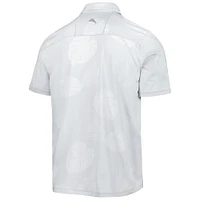 Men's Tommy Bahama Gray San Diego Padres Palm Coast Delray Fond IslandZone Allover Polo