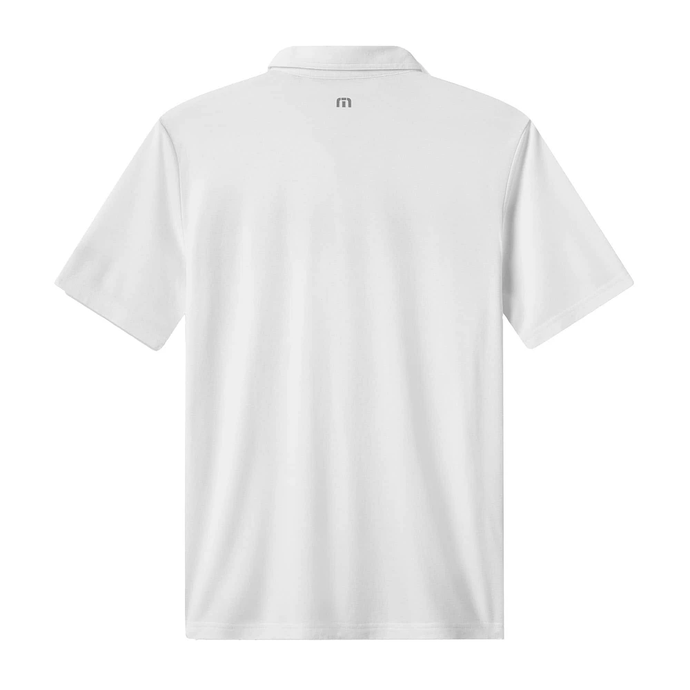 Men's TravisMathew White San Diego Padres Top Recruit Tri-Blend Polo
