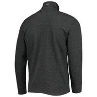 Men's Vineyard Vines Charcoal San Diego Padres Saltwater Quarter-Zip Jacket