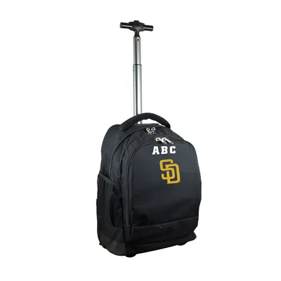 San Diego Padres MOJO 19'' Personalized Premium Wheeled Backpack