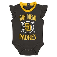 Newborn & Infant Fanatics Brown/Gray San Diego Padres Two-Pack Fan Bodysuit Set