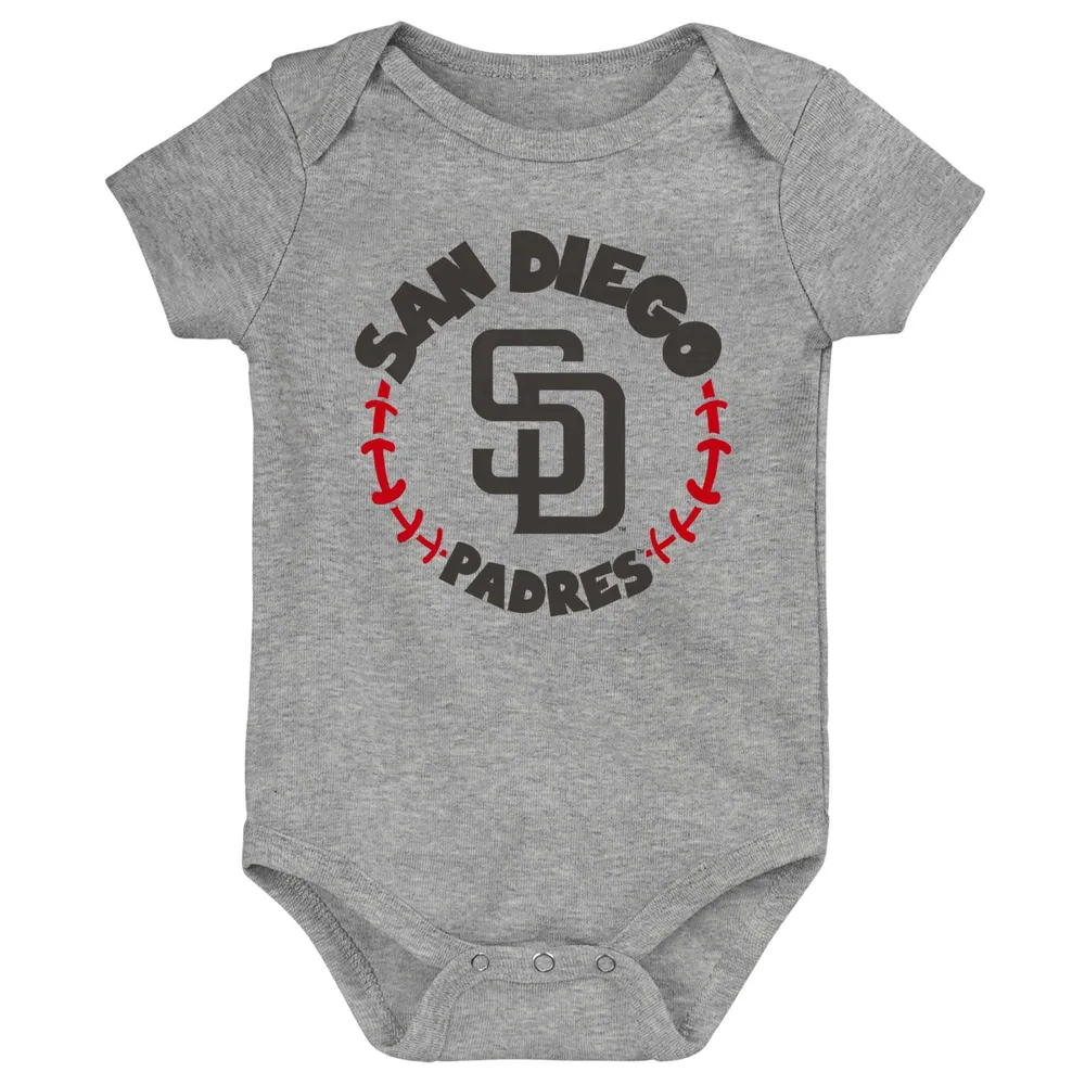 Lids San Diego Padres Infant Little Fan Two-Pack Bodysuit Set