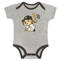 Ensemble de 2 bodys Play Ball pour nouveau-nés et nourrissons des San Diego Padres