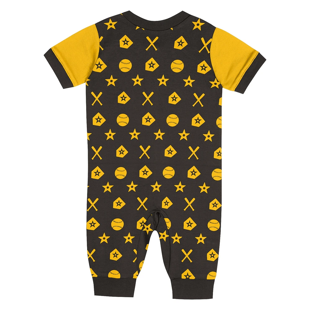 Newborn  Brown San Diego Padres Hard 90 Coveralls