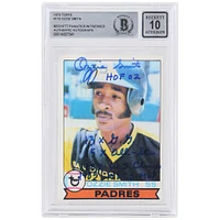 Carte de recrue 10 authentifiée avec inscriptions multiples signée Ozzie Smith des Padres de San Diego Topps #116 Beckett de 1979 - 14837341