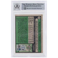 Carte de recrue 10 authentifiée avec inscriptions multiples signée Ozzie Smith des Padres de San Diego Topps #116 Beckett de 1979 - 14837341