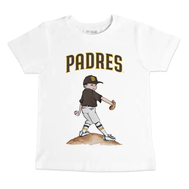 Lids San Diego Padres Tiny Turnip Toddler Fastball T-Shirt - White