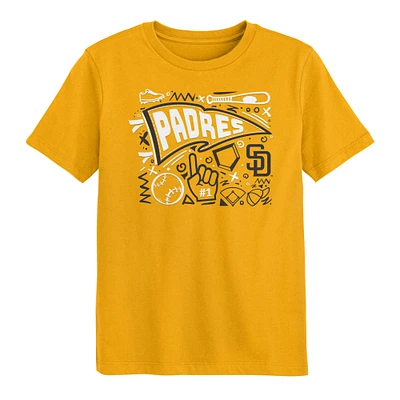 Preschool Gold San Diego Padres Ball Park Fun T-Shirt