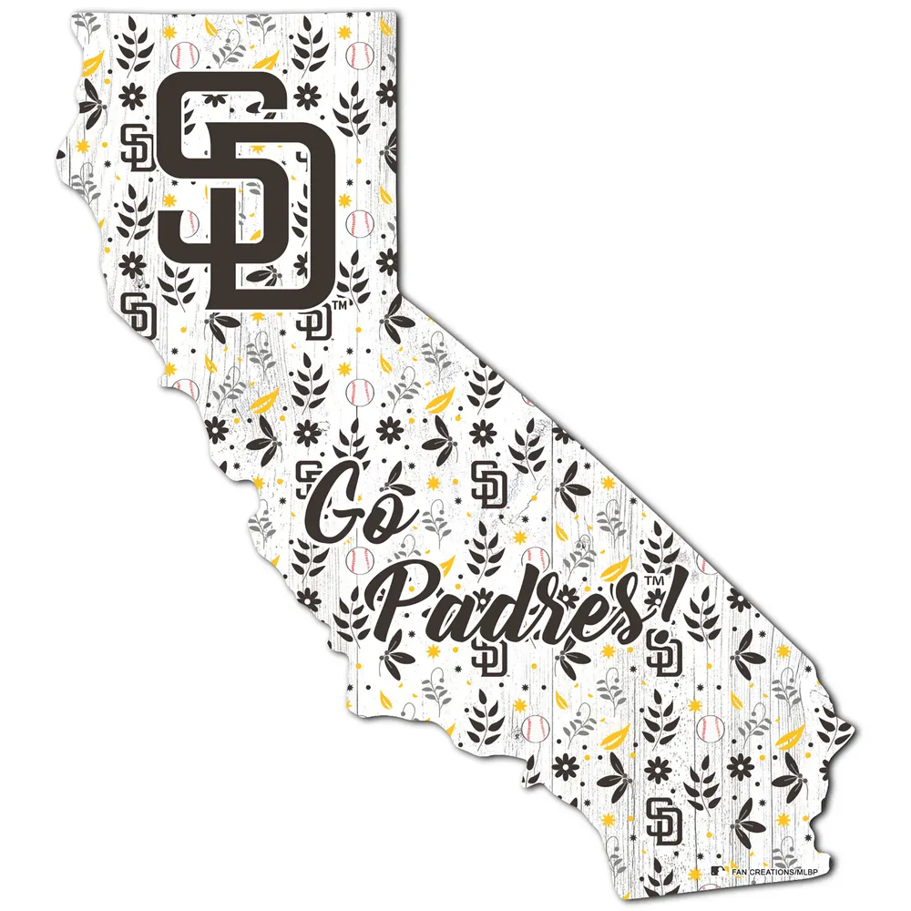 San Diego Padres 12 Logo State Sign