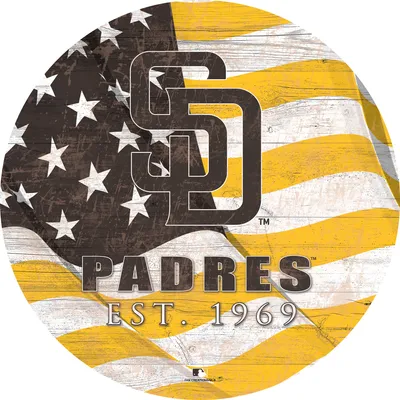 San Diego Padres 12" Team Color Flag Sign