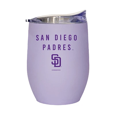 San Diego Padres 16oz. Lavender Soft Touch Curved Tumbler