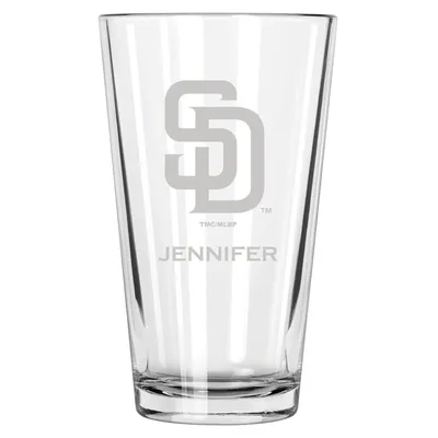 San Diego Padres 16oz. Personalized Etched Pint Glass