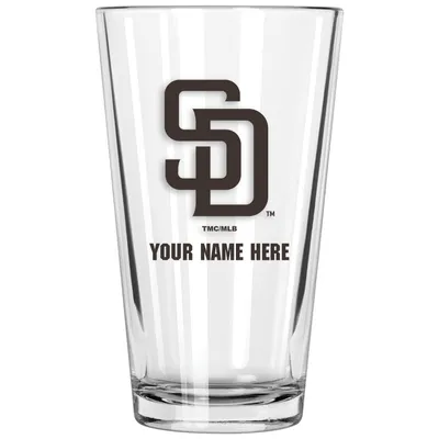 San Diego Padres 16oz. Personalized Pint Glass