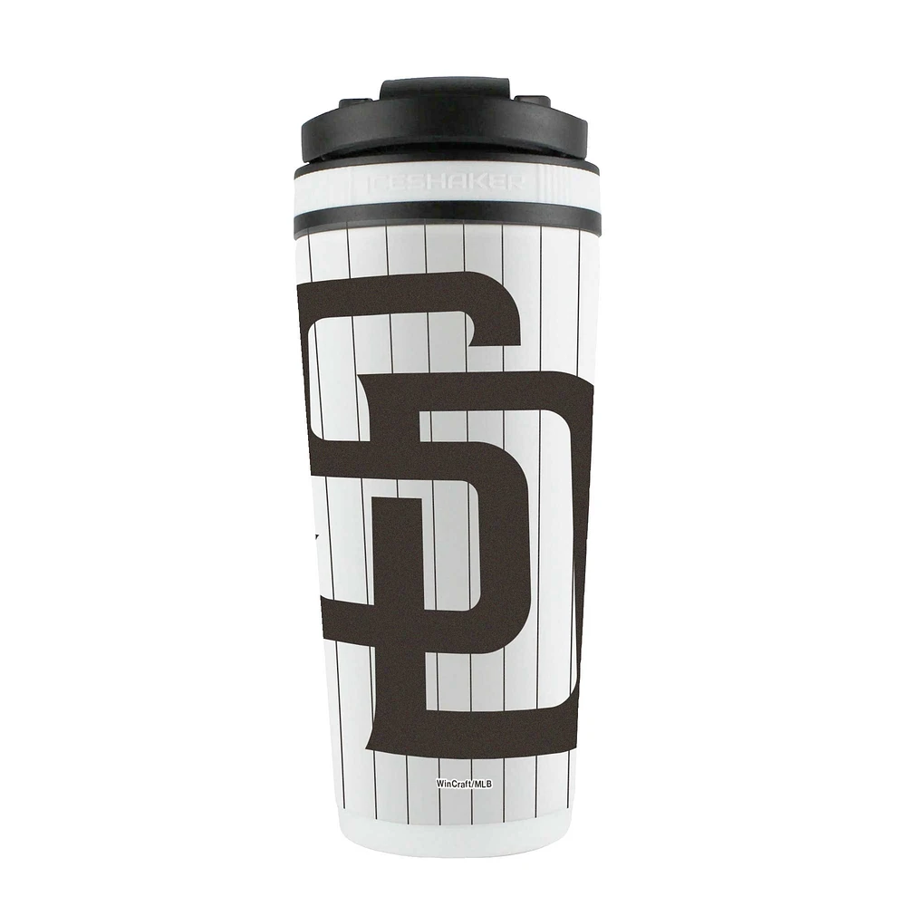 San Diego Padres 26oz. 4D Stainless Steel Shaker Bottle