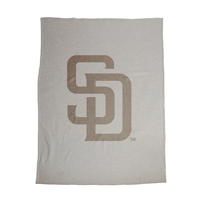 Couverture sweat-shirt 54" x 84" des Padres de San Diego