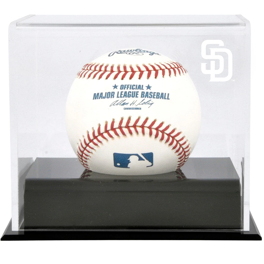 Vitrine de présentation du logo du cube de baseball des Padres de San Diego