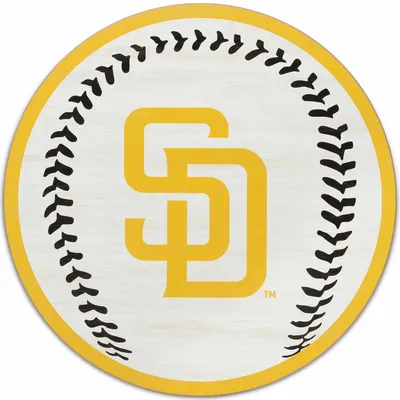 San Diego Padres Baseball Wood Sign