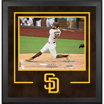 Cadre photo horizontal de luxe encadré 16" x 20" avec logo 2020 des Padres de San Diego