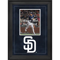 Cadre photo vertical encadré de luxe des Padres de San Diego de 8 po x 10 po avec logo de l'équipe