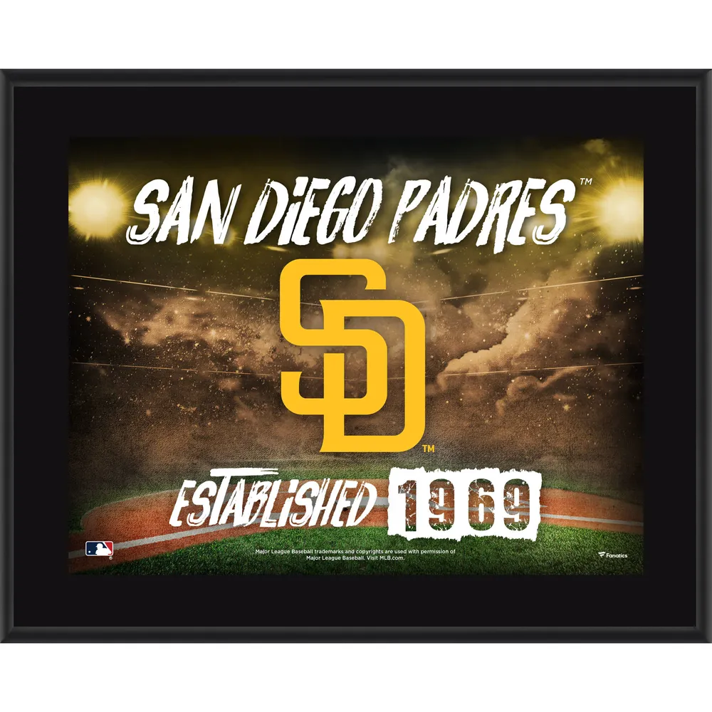 San Diego Padres Yu Darvish Fanatics Authentic Framed 10.5 x 13  Sublimated Player Plaque