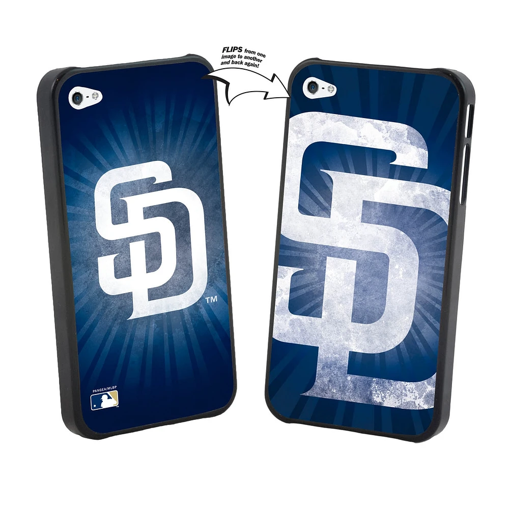 Coque lenticulaire pour iPhone 5 avec grand logo des San Diego Padres