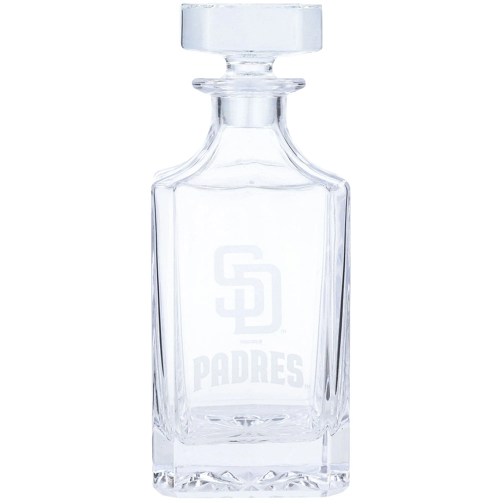 San Diego Padres Three-Piece Decanter & Rocks Glasses Set