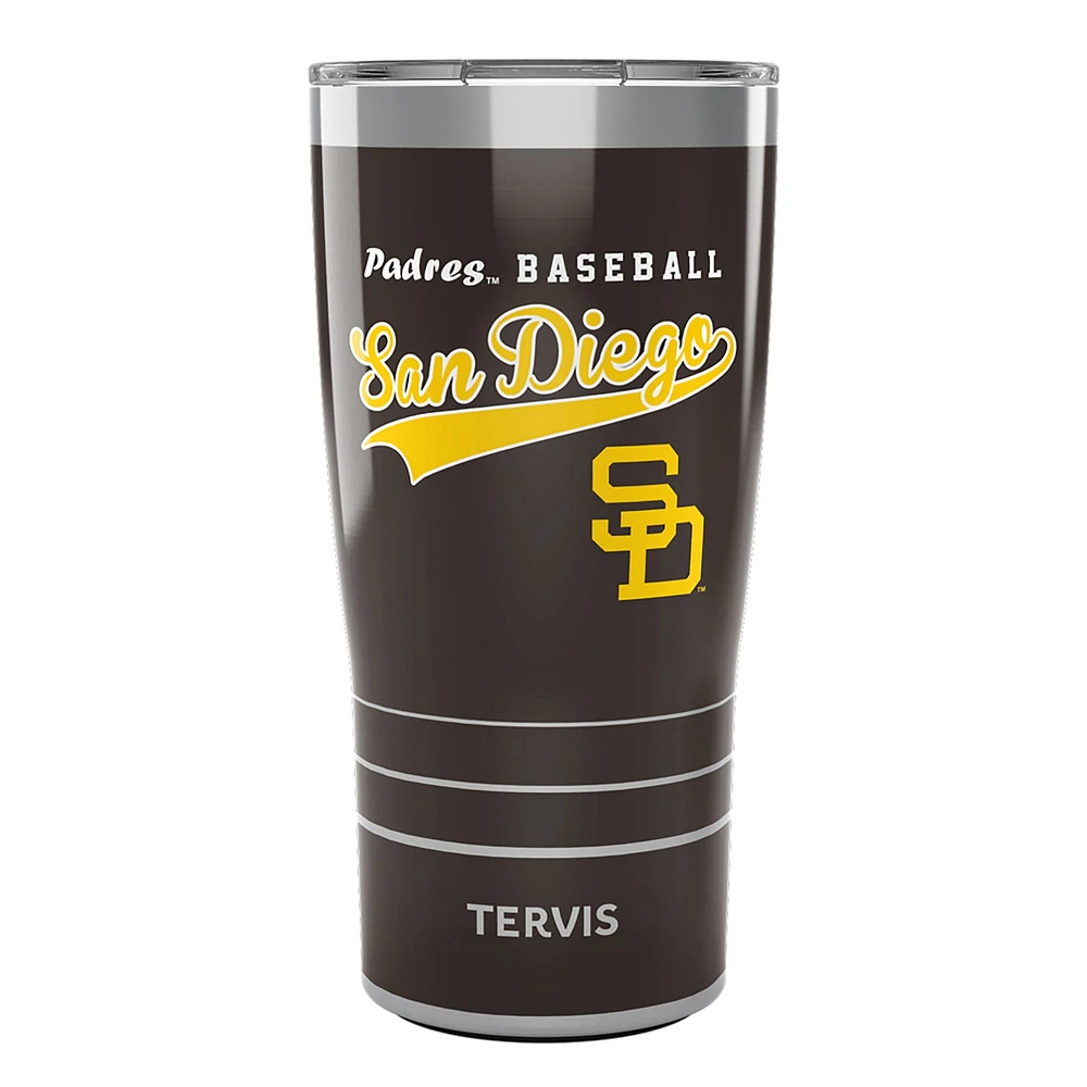 Tervis Padres de San Diego 20oz. Gobelet en acier inoxydable de la collection Cooperstown