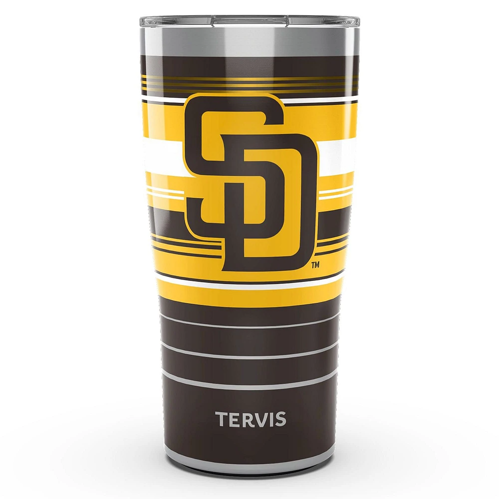 Tervis San Diego Padres 20 oz. Gobelet Hype Stripe en acier inoxydable