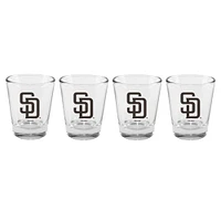 The Memory Company San Diego Padres 4-Pack 2oz. Ensemble de verres à shot