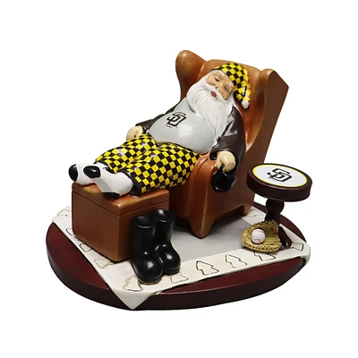 Figurine du Père Noël au repos des Padres de San Diego de The Memory Company