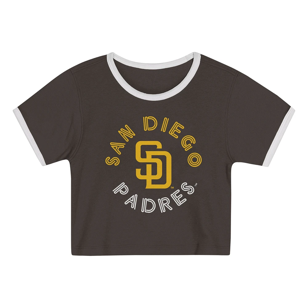 Toddler  Brown San Diego Padres Double Run T-Shirt and Shorts Set