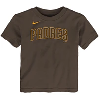 T-shirt avec nom et numéro du joueur des San Diego Padres, Fernando Tatis Jr., marron pour tout-petit