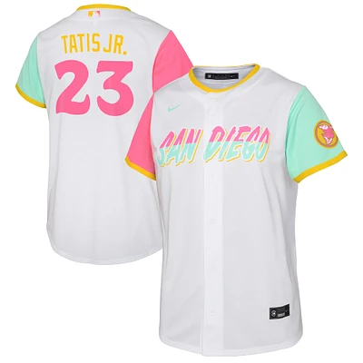 Maillot de joueur Nike Fernando Tatis Jr. blanc San Diego Padres City Connect Replica pour tout-petit